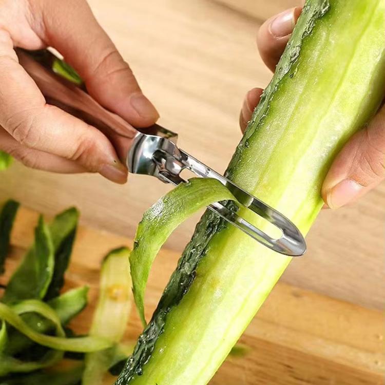 LsCook Stainless Steel Fruit Peeler Vegetable Slicer - OPP Bagged