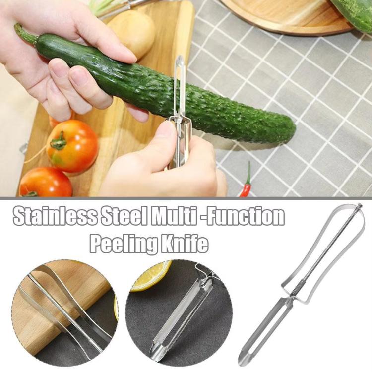 LsCook Stainless Steel Fruit Peeler Vegetable Slicer - OPP Bagged