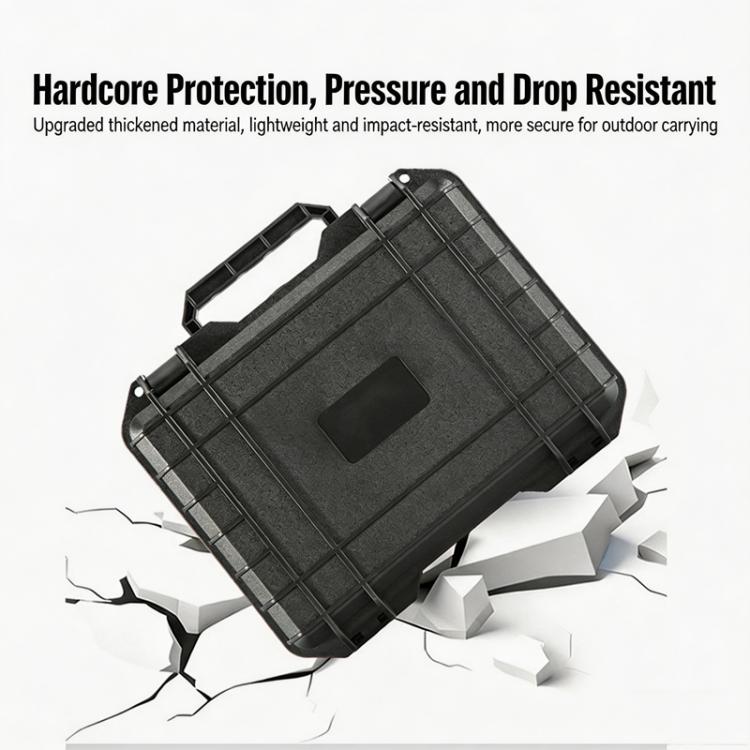 For DJI Osmo Pocket 4 Explosion-proof Hard Carrying Case Protective Storage Box with Custom EVA Foam - Black