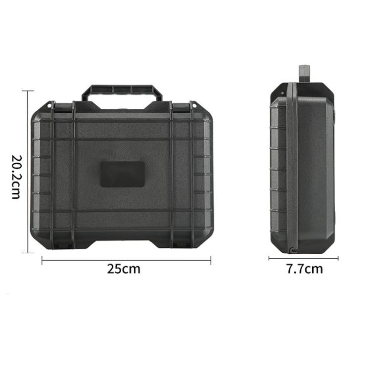 For DJI Osmo Pocket 4 Explosion-proof Hard Carrying Case Protective Storage Box with Custom EVA Foam - Black