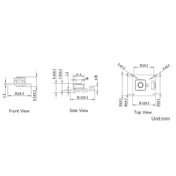 Waveshare 34169 Environment 6 In 1 Gas Sensor Module Supports UART Control Interface