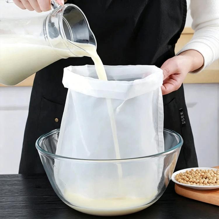 LsCook 30x45cm 100 Mesh Kitchen Soy Milk Filter Bag Ultra-Fine Juice Filter