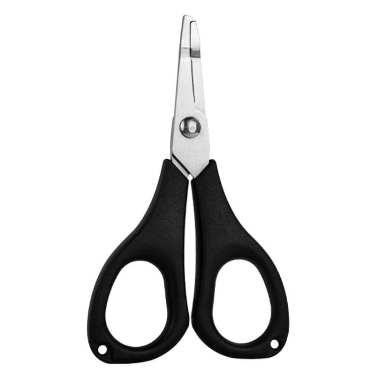 Stainless Steel Mini Fishing Line Cutter Loop-Opening Lure Pliers - Black