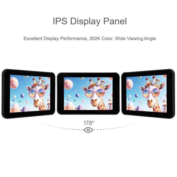 Waveshare 33511 ESP32-P4 3.5 Inch Smart Vision Development Board Built-In Microphone And Speaker, Supports Wi-Fi 6 And BLE 5 No Battery