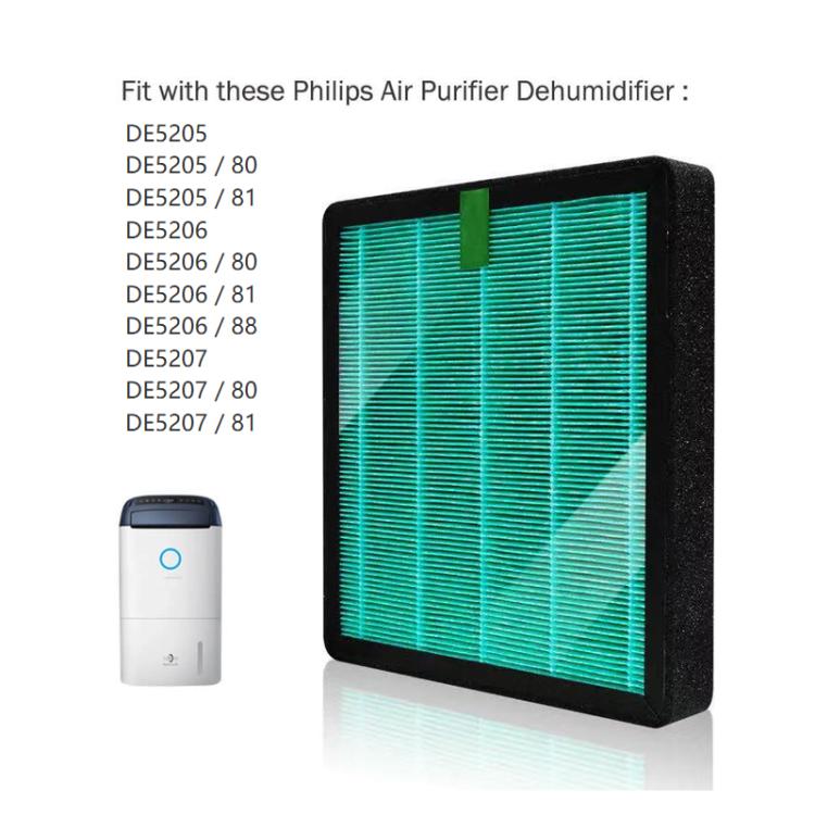 FY1119/30 Replacement Filter For Philips Dehumidifier Series 5000 DE5205 DE5206 DE5207  2-in-1 HEPA & Activated Carbon Filter for Air Purifier