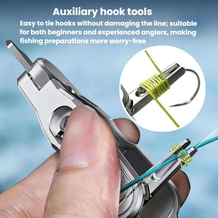 3 In 1 Fishing Line Cutter Knot Hook Tying Tool, Spec: Fishing Scissors