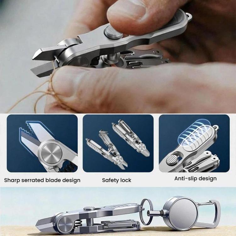 3 In 1 Fishing Line Cutter Knot Hook Tying Tool, Spec: Fishing Scissors