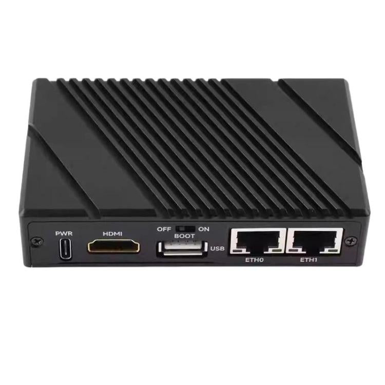Waveshare 34180 For Raspberry Pi CM5 Gigabit / 2.5G Dual Ethernet Mini-Computer Supports Dual RJ45 Ethernet Ports, 4K Display Output And Dual MIPI Interfaces