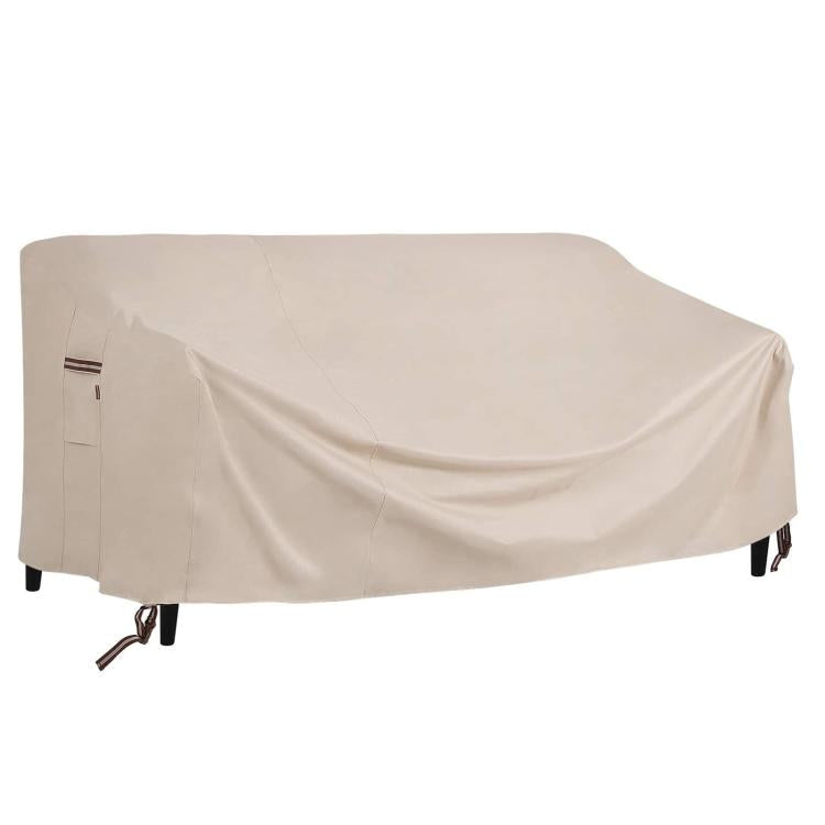 Patio Sofa Cover 600D Waterproof & Windproof Outdoor Couch Cover Garden Furniture Protector with Air Vents 137x96x73/50cm