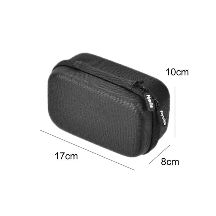 For DJI Action 6 / 5 / 4 / Insta360 Ace Pro 2 Flymile Street Photography Handle Storage Bag - Black