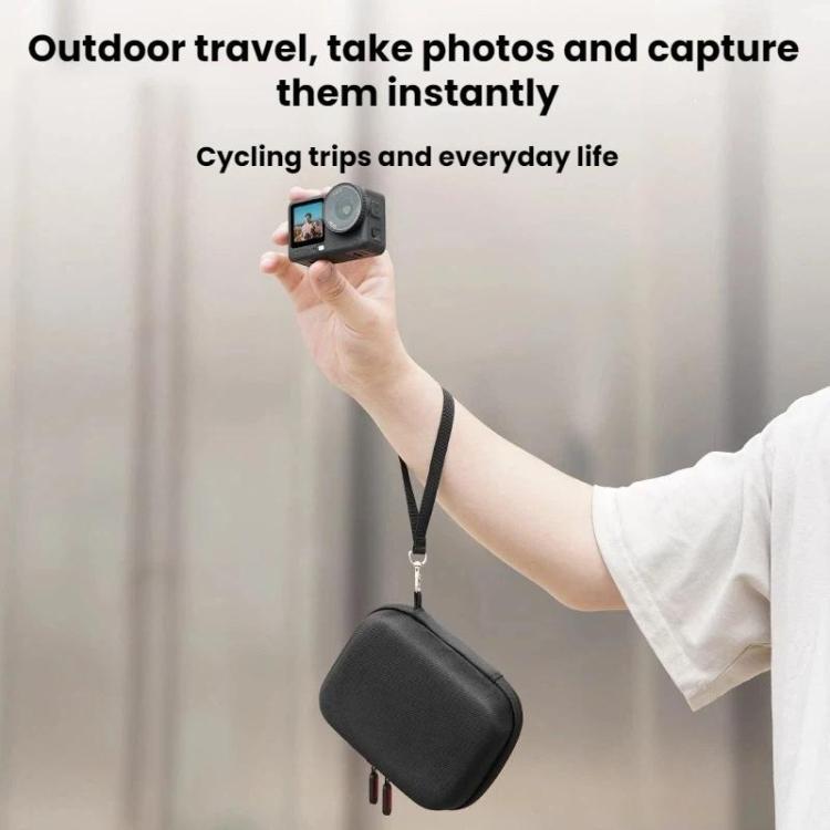 For DJI Osmo Action 6 / 5 Pro / 4 BRDRC Portable Camera Accessory Carrying Case - Black