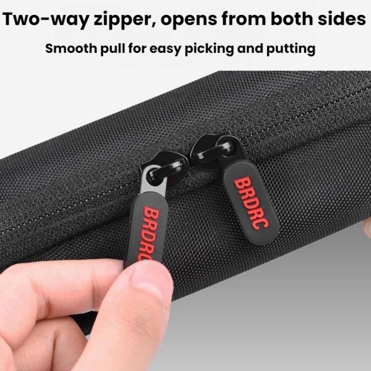 For DJI Osmo Action 6 / 5 Pro / 4 BRDRC Portable Camera Accessory Carrying Case - Black