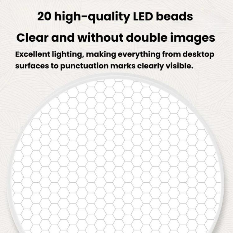 Xiajule Portable Clip On Desk Lamp Night Light, Eye Protection High CRI Reading Lamp, Spec: Plug-in