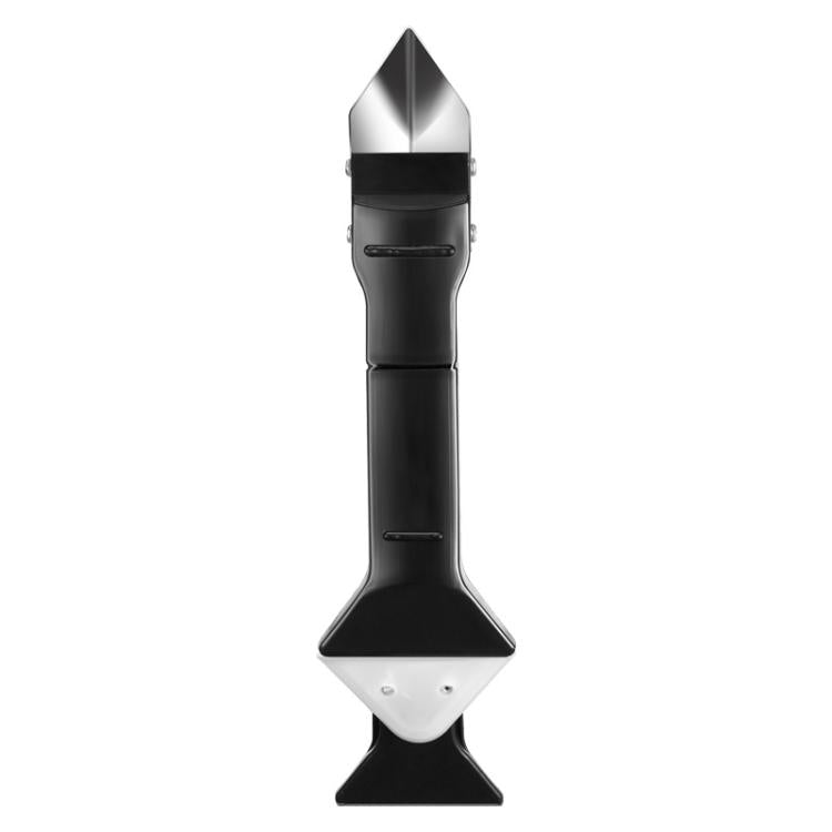 3-in-1 Silicone Caulking Tools Caulk Remover Tool with 5 Replaceable Silicone Pads Sealant Finishing Tool - Black