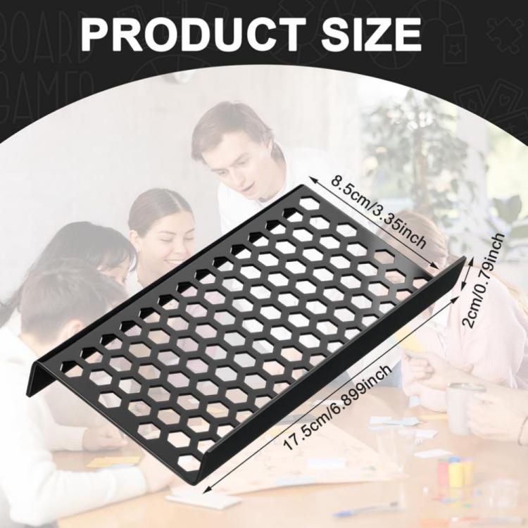 Honeycomb Acrylic Card Display Stand For Stamp Collectors/Sports Cards/Game Cards, Specifications: 4pcs