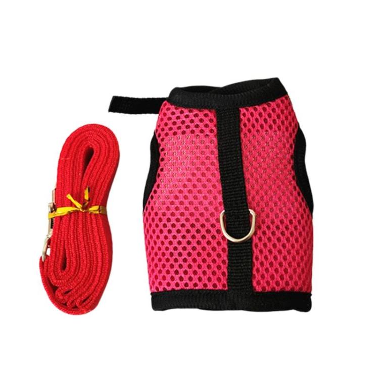 Rabbit Ferret Harness & Leash Small Pet Vest-Style Harness Leash, Size: S