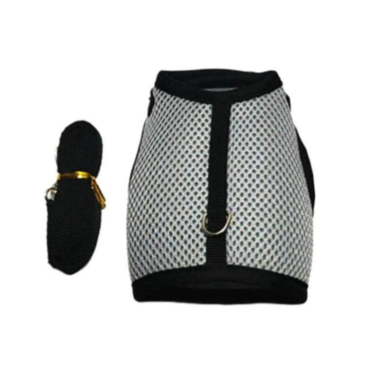 Rabbit Ferret Harness & Leash Small Pet Vest-Style Harness Leash, Size: M