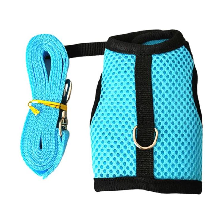Rabbit Ferret Harness & Leash Small Pet Vest-Style Harness Leash, Size: L
