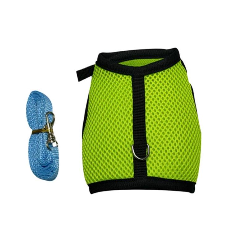 Rabbit Ferret Harness & Leash Small Pet Vest-Style Harness Leash, Size: L