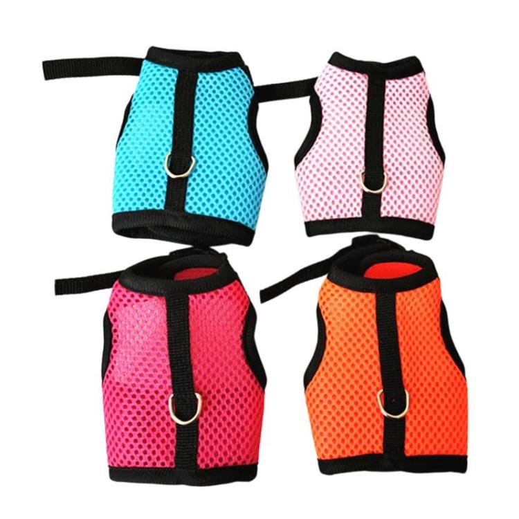 Rabbit Ferret Harness & Leash Small Pet Vest-Style Harness Leash, Size: L