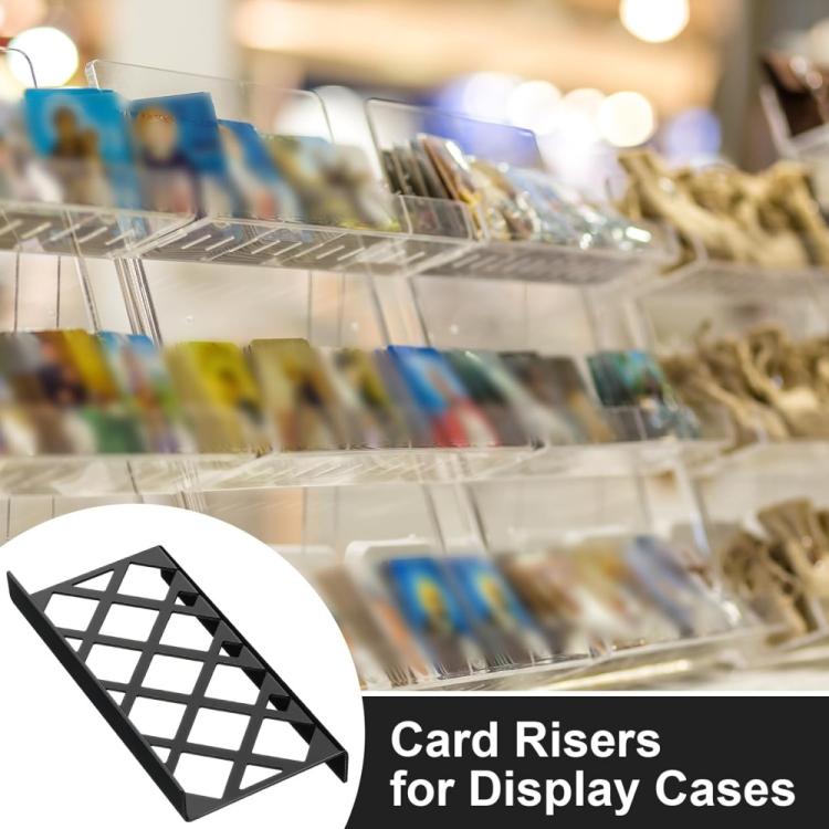 Hollow Acrylic Card Display Stand For Stamp Collectors/Sports Cards/Game Cards, Specifications: 4pcs
