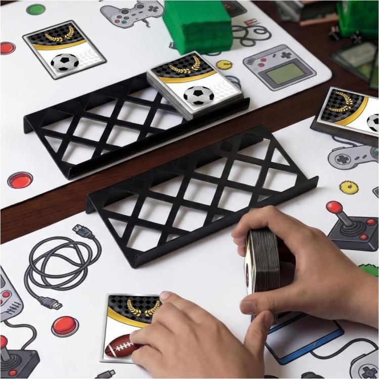 Hollow Acrylic Card Display Stand For Stamp Collectors/Sports Cards/Game Cards, Specifications: 8pcs