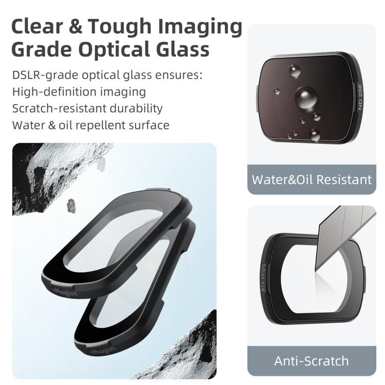 For DJI Osmo Pocket 4 / 3 aMagisn Magnetic Lens Filter VND  1-5 Stop