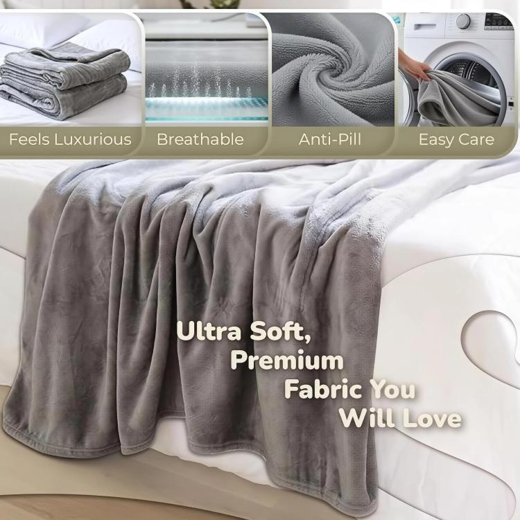 Office/Home Warm Blanket with Sleeves for Outerwear, Size: 177x154cm