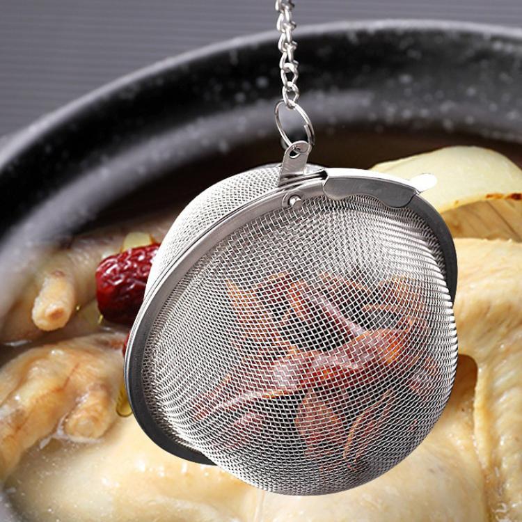 LsCook Medium 7cm 304 Stainless Steel Spice Ball Tea Strainer