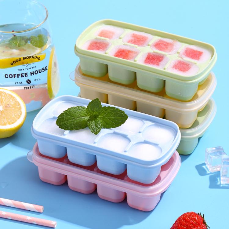 LsCook TPE Ice Tray Jelly Yogurt Ice Cube Mold - Green