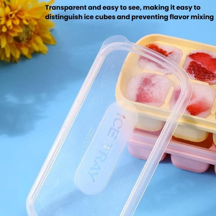 LsCook TPE Ice Tray Jelly Yogurt Ice Cube Mold - Green