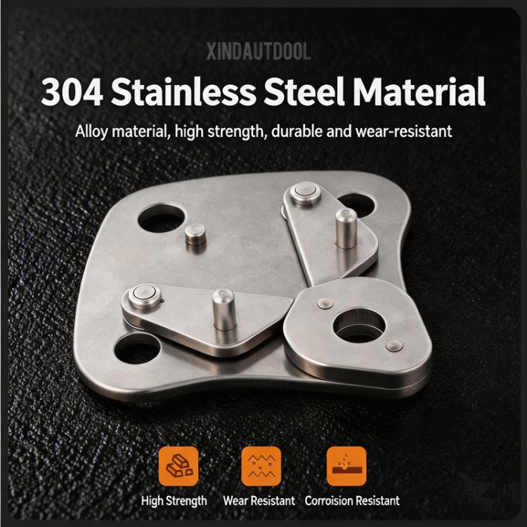 XINDA Continuous Belay System Diverter 304 Stainless Steel Rope Connector for Adventure Parks, Zipline, Vi Ferrata, and High Ropes Courses - XD-Q9754