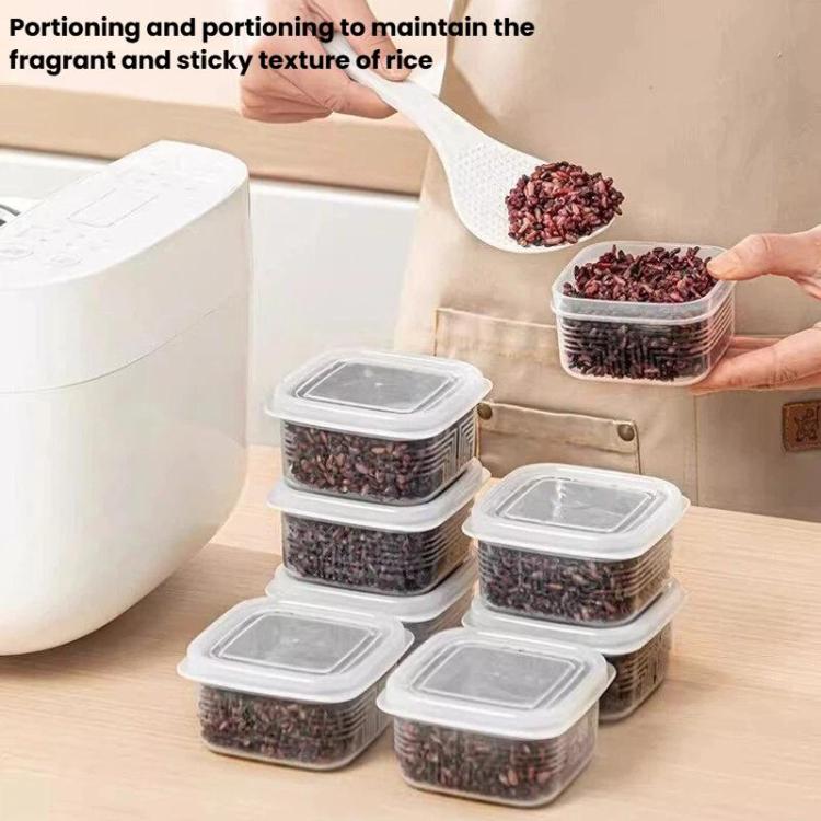 LsCook Square PP5 Kitchen Refrigerator Storage Container Food-Grade Freezer Box