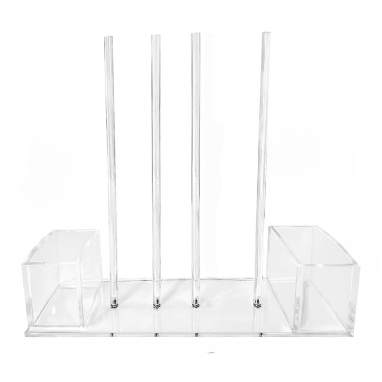 Integrated Acrylic Mason Jar Lid Organizer, Fits 12 Wide-Mouth/12 Standard-Mouth Lids and Rings - YX244