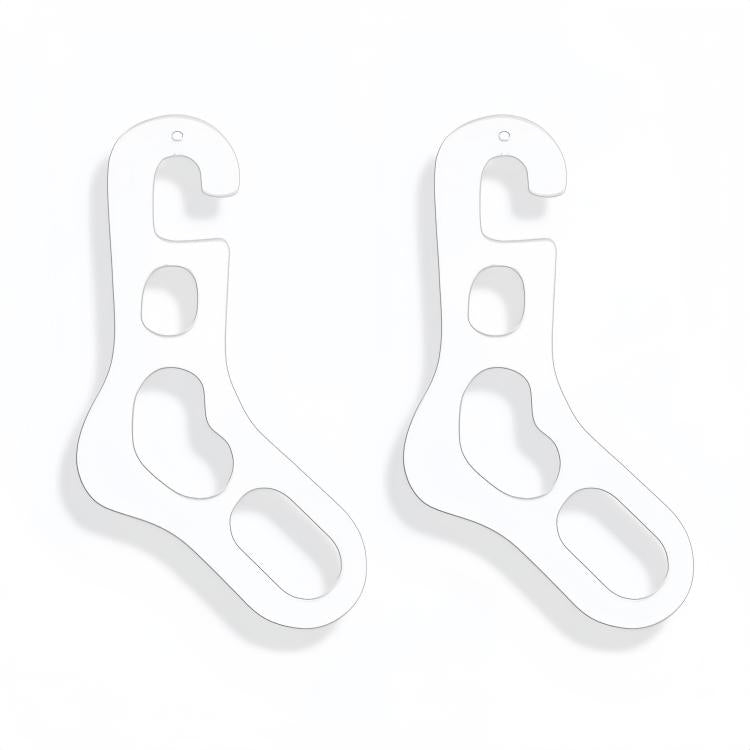 Acrylic Handmade Socks Maker Holder Sock Storage Rack, Specification: 2pcs