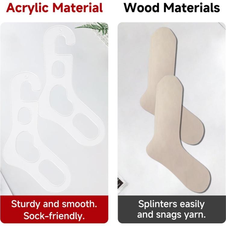 Acrylic Handmade Socks Maker Holder Sock Storage Rack, Specification: 1pc