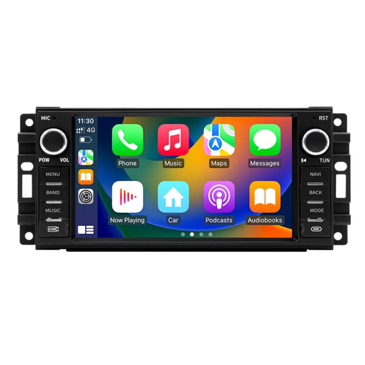 7 Inch Navigation GPS Reversing Car Radio Carplay For Dodge / Jeep / Chrysler, Specification: Octa-core 4GB+64GB