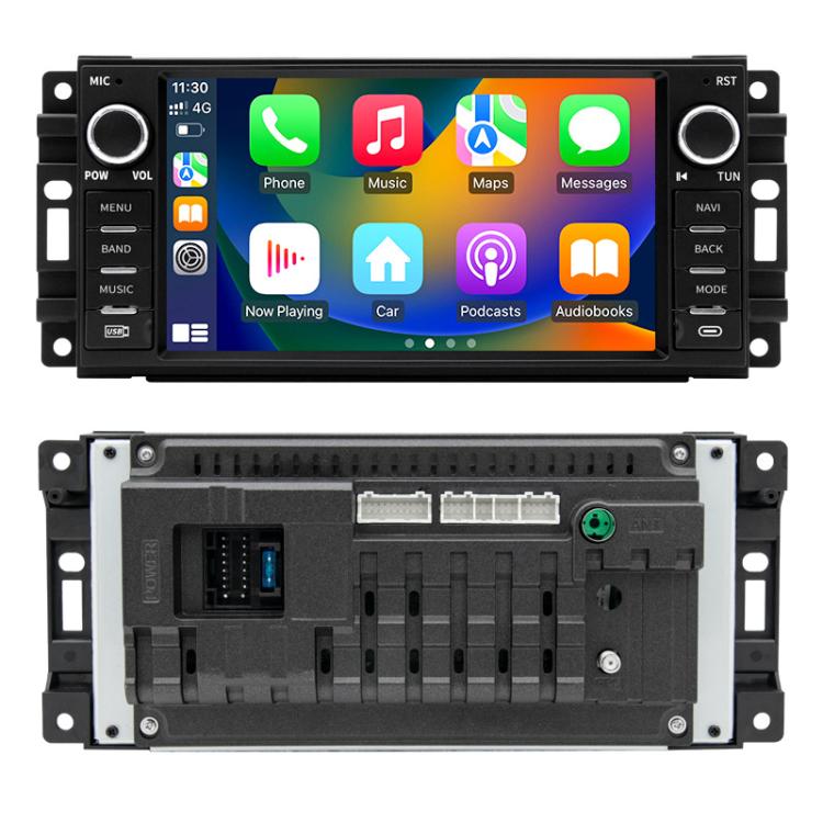 7 Inch Navigation GPS Reversing Car Radio Carplay For Dodge / Jeep / Chrysler, Specification: Octa-core 4GB+64GB