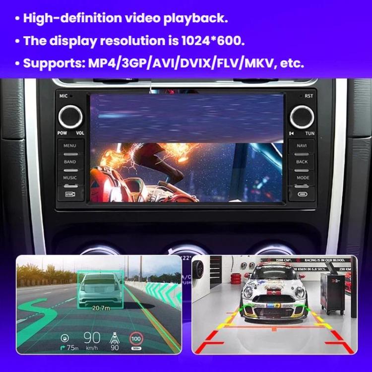 7 Inch Navigation GPS Reversing Car Radio Carplay For Dodge / Jeep / Chrysler, Specification: Quad-core 2GB+32GB