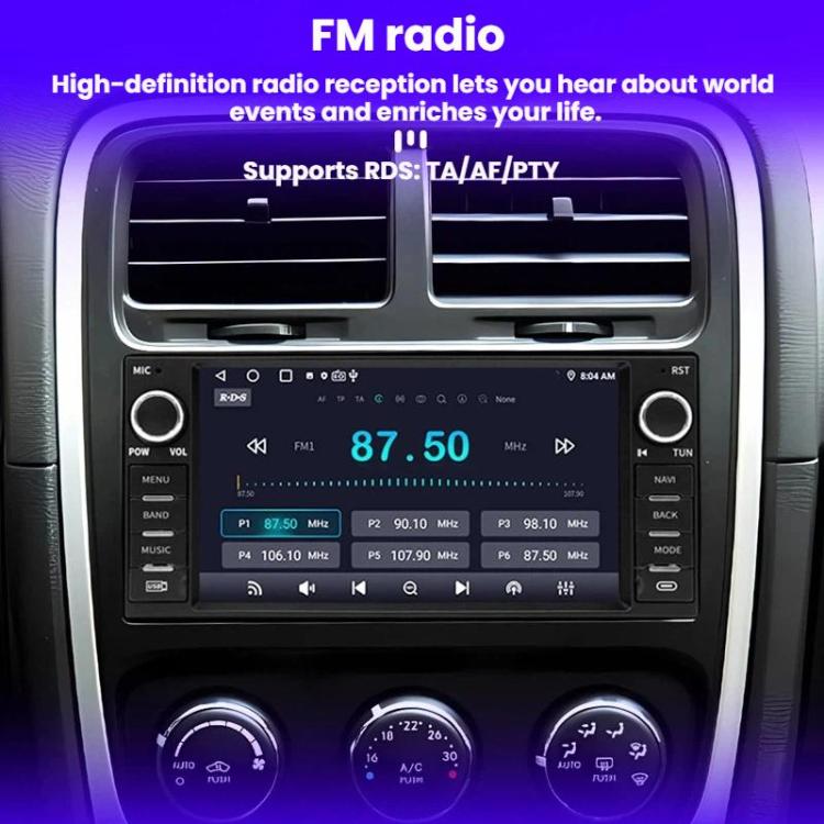 7 Inch Navigation GPS Reversing Car Radio Carplay For Dodge / Jeep / Chrysler, Specification: Quad-core 2GB+64GB