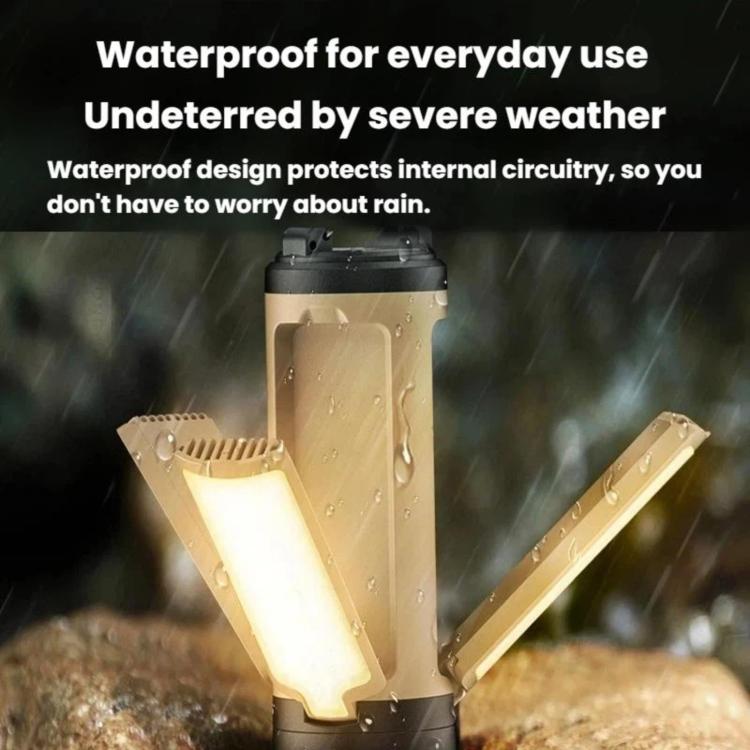 Multifunctional Foldable Camping Light, Outdoor Use LED Tent Light With Hook, Spec: 3-leaf