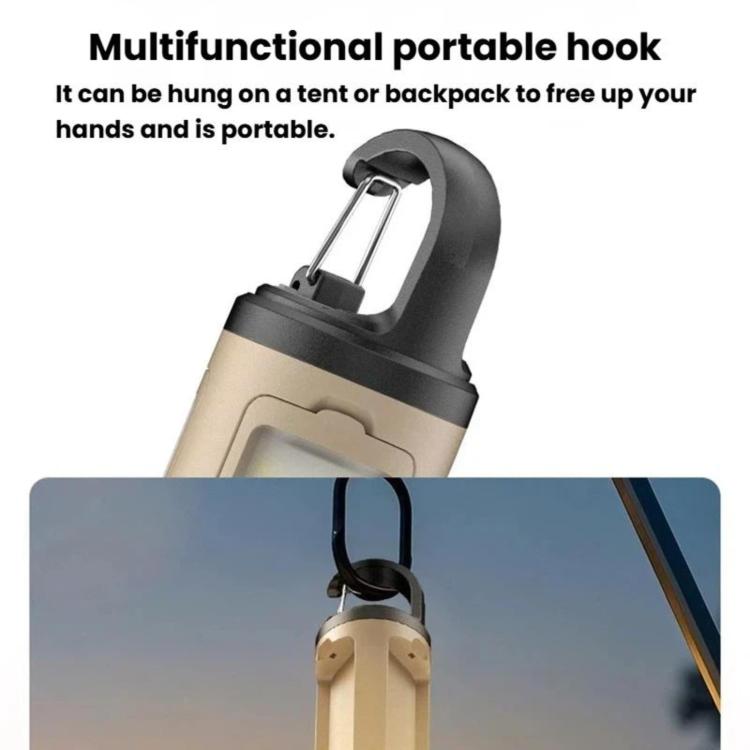 Multifunctional Foldable Camping Light, Outdoor Use LED Tent Light With Hook, Spec: 3-leaf