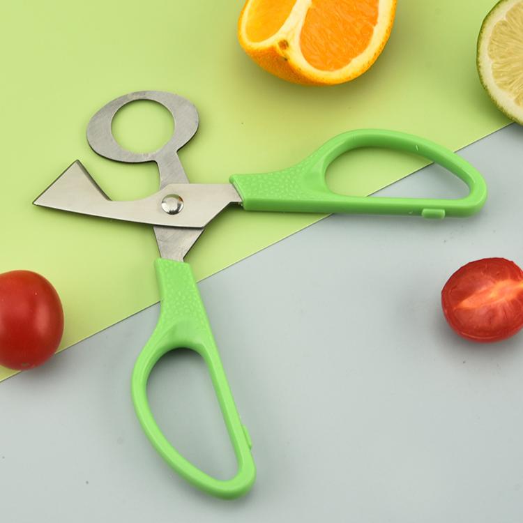 LsCook Quail Egg Scissors Stainless Steel Egg Cutter - Green