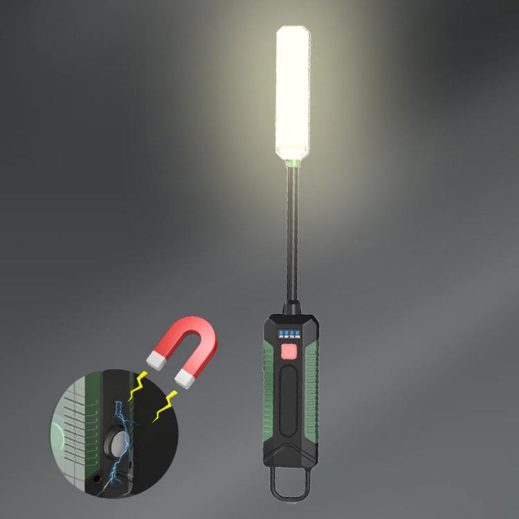 W07-B 360-Degree Bendable Hose Multifunctional Magnetic Light, COB LED Emergency Illumination Work Light For Outdoor & Car Repair