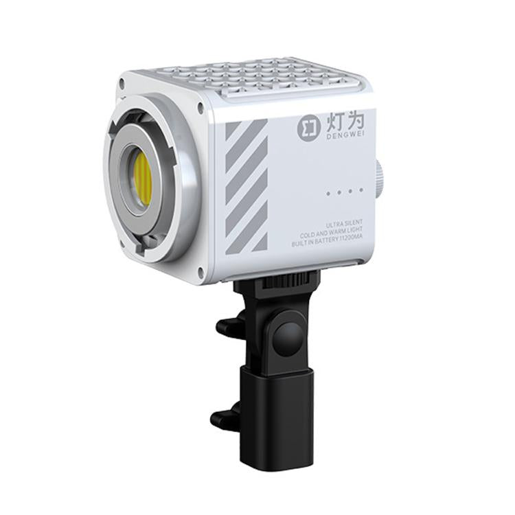 DENGWEI MT-80Bi 80W COB Video Light 2700K-6500K Bi-Color LED Continuous Output Lighting CRI 96+ Studio Light EU Plug