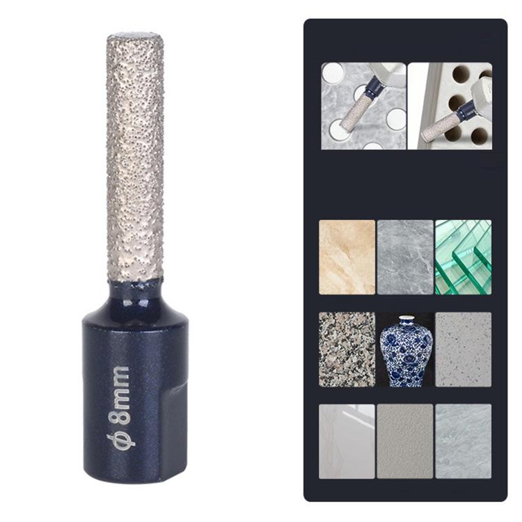 M10 Angle Grinder Hole Saw Glass Stone Hole Enlargement Trimming Head, Size: 8MM