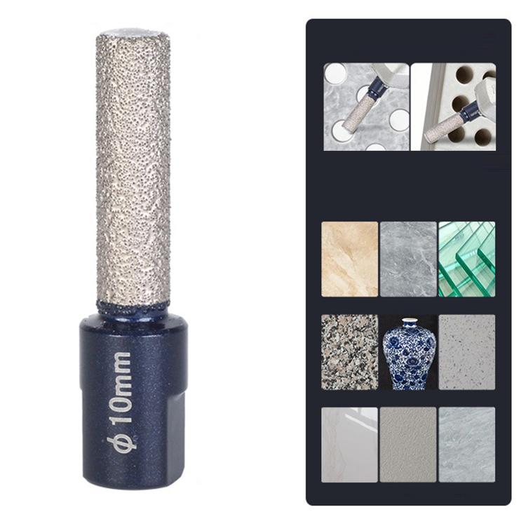 M10 Angle Grinder Hole Saw Glass Stone Hole Enlargement Trimming Head, Size: 10MM
