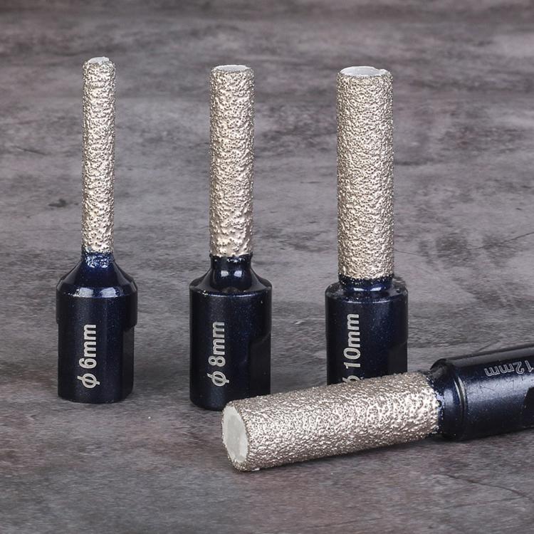 M10 Angle Grinder Hole Saw Glass Stone Hole Enlargement Trimming Head, Size: 6MM
