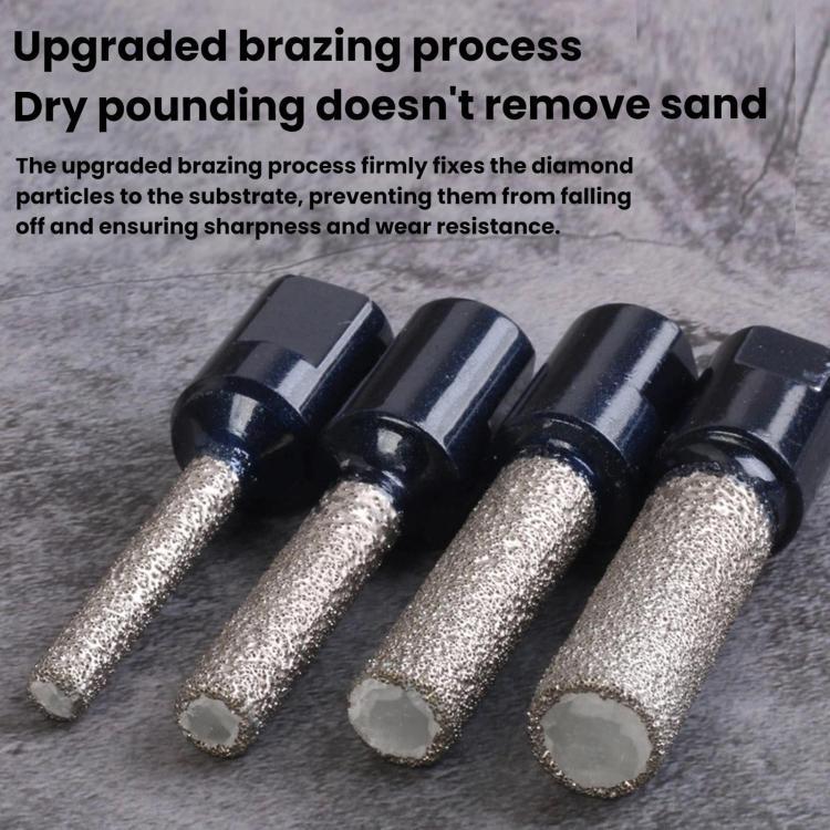 M10 Angle Grinder Hole Saw Glass Stone Hole Enlargement Trimming Head, Size: 8MM