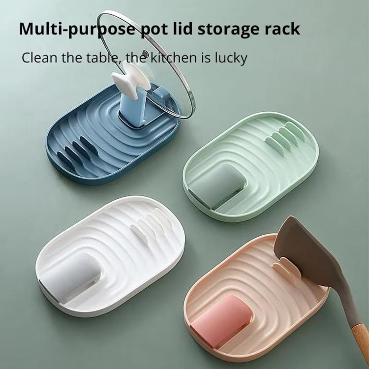 LsCook Folding Pot Lid Holder Kitchen Stove Top Storage Rack - Green OPP
